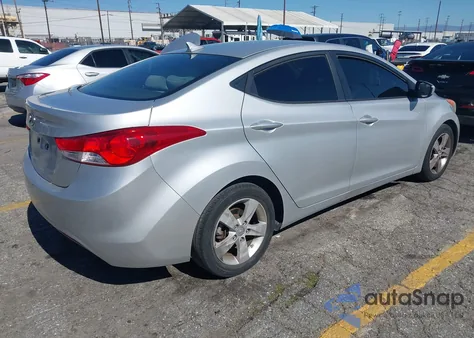 2012 Hyundai Elantra Gls (Ulsan Plant) из США, поврежденный, VIN KMHDH4AEXCU420000